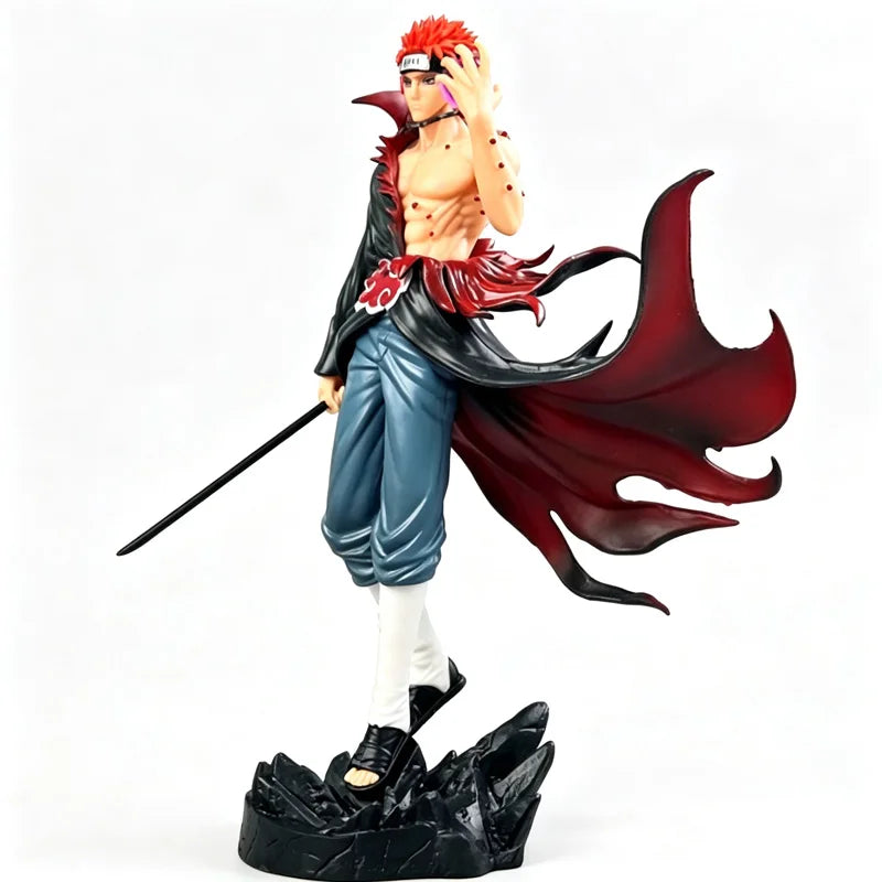 Action Figure Pain Akatsuki – Naruto Shippuden | Versione Mantello Rosso in PVC 23cm