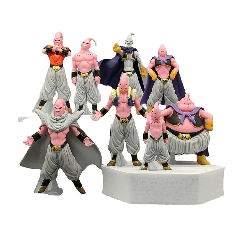 Set 8 Action Figure Dragon Ball – Majin Buu e Personaggi | Gadget da Collezione in PVC