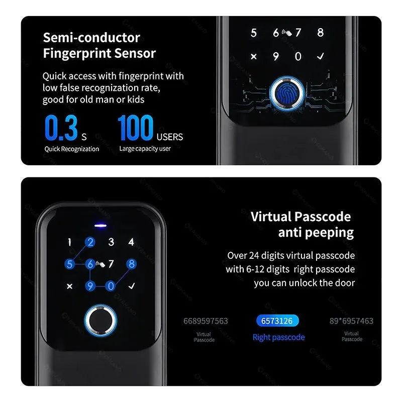 Cassetta Portachiavi Smart TTlock/Tuya WiFi Bluetooth – Impronta Digitale, Codice, App, Scheda IC, IP66