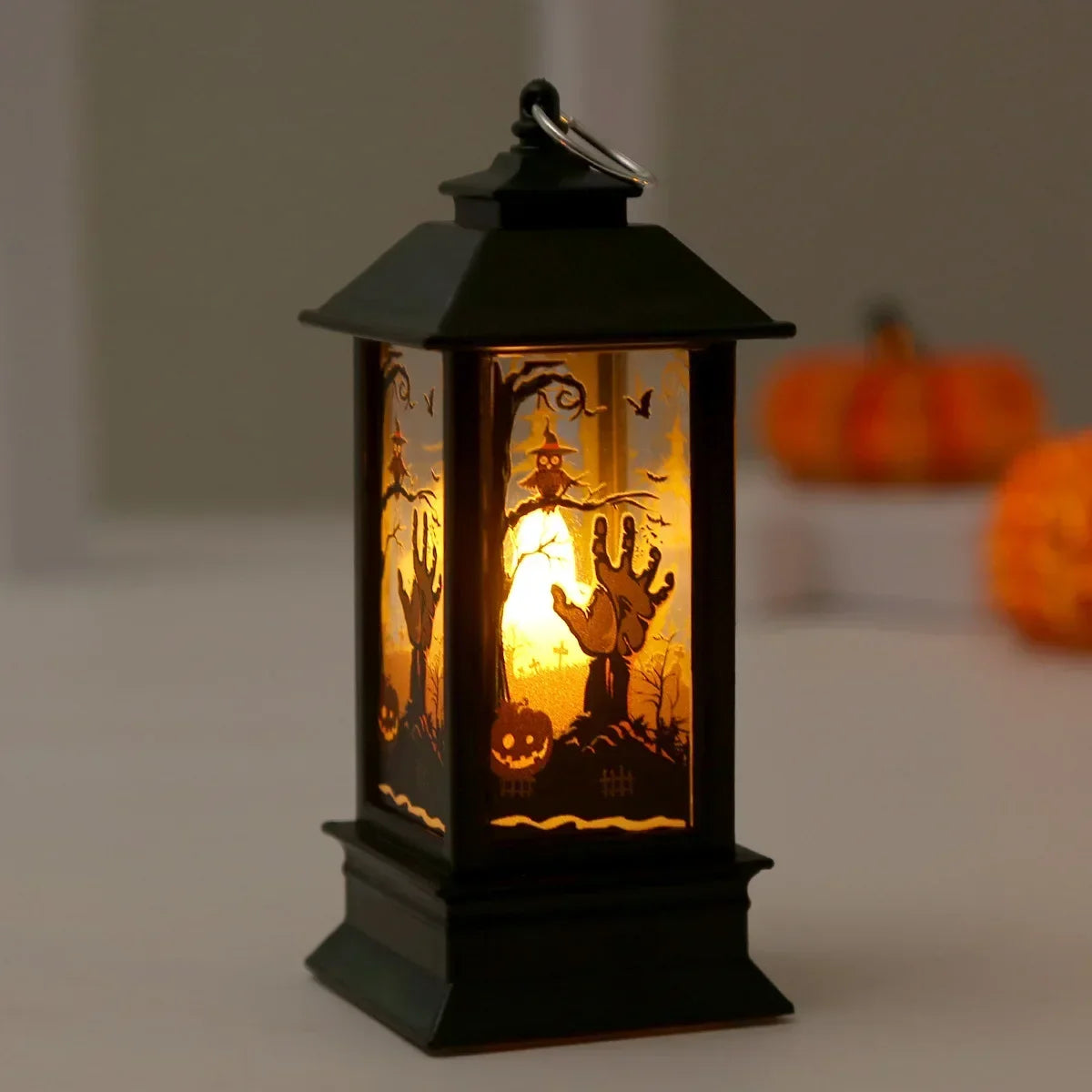 Lanterna LED Halloween retrò da appendere
