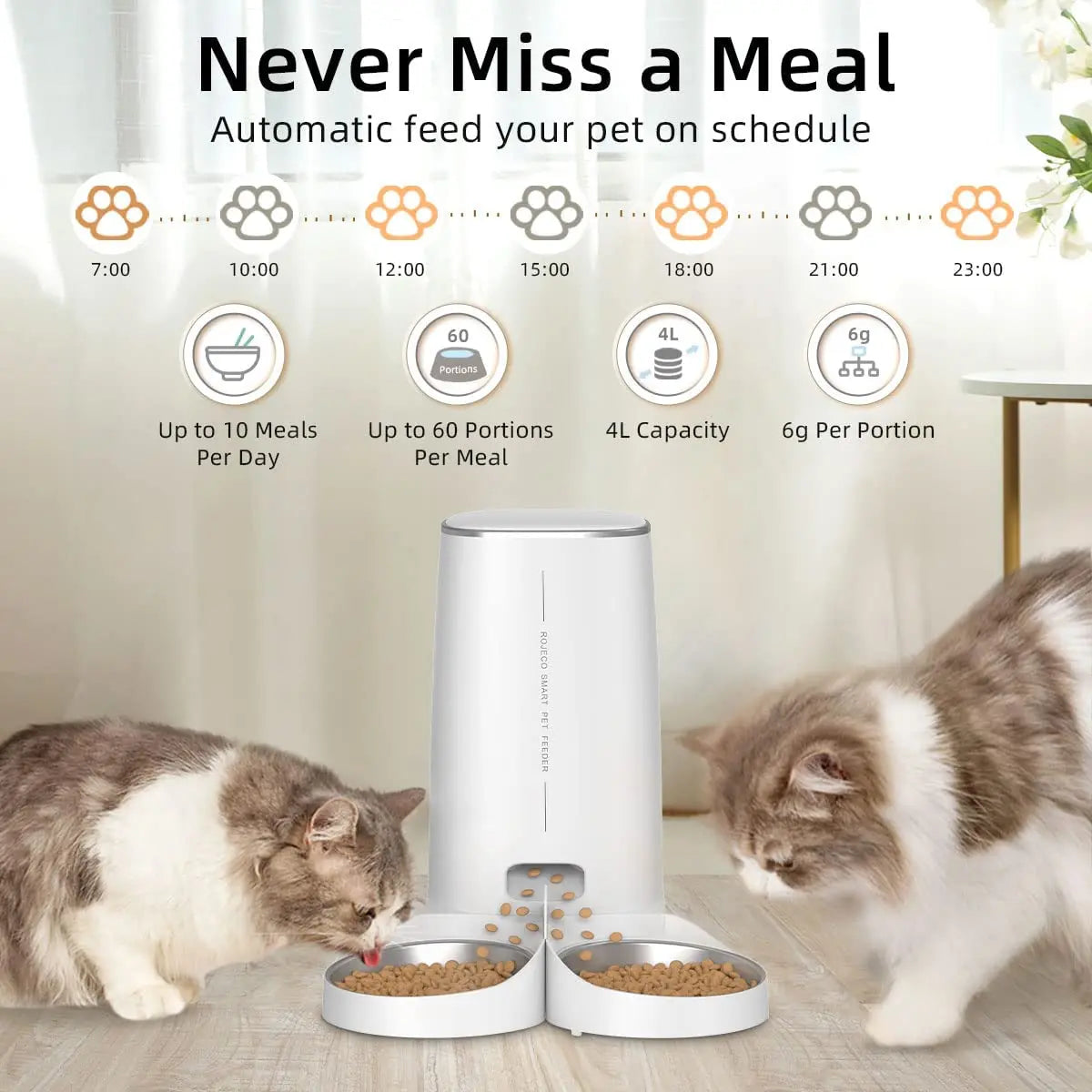 Distributore automatico smart ROJECO per animali