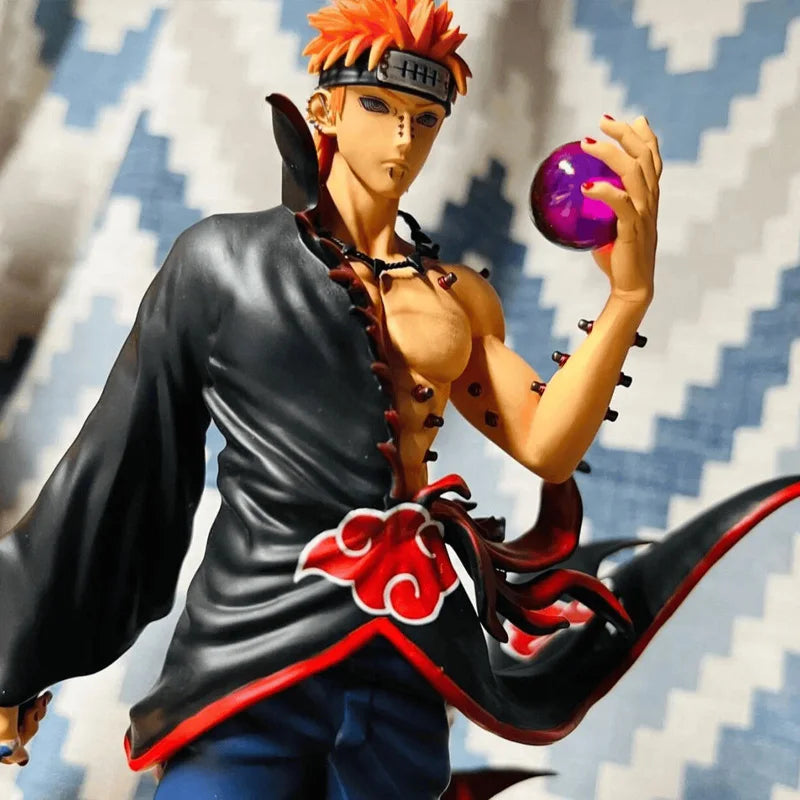 Action Figure Pain Akatsuki – Naruto Shippuden | Versione Mantello Rosso in PVC 23cm