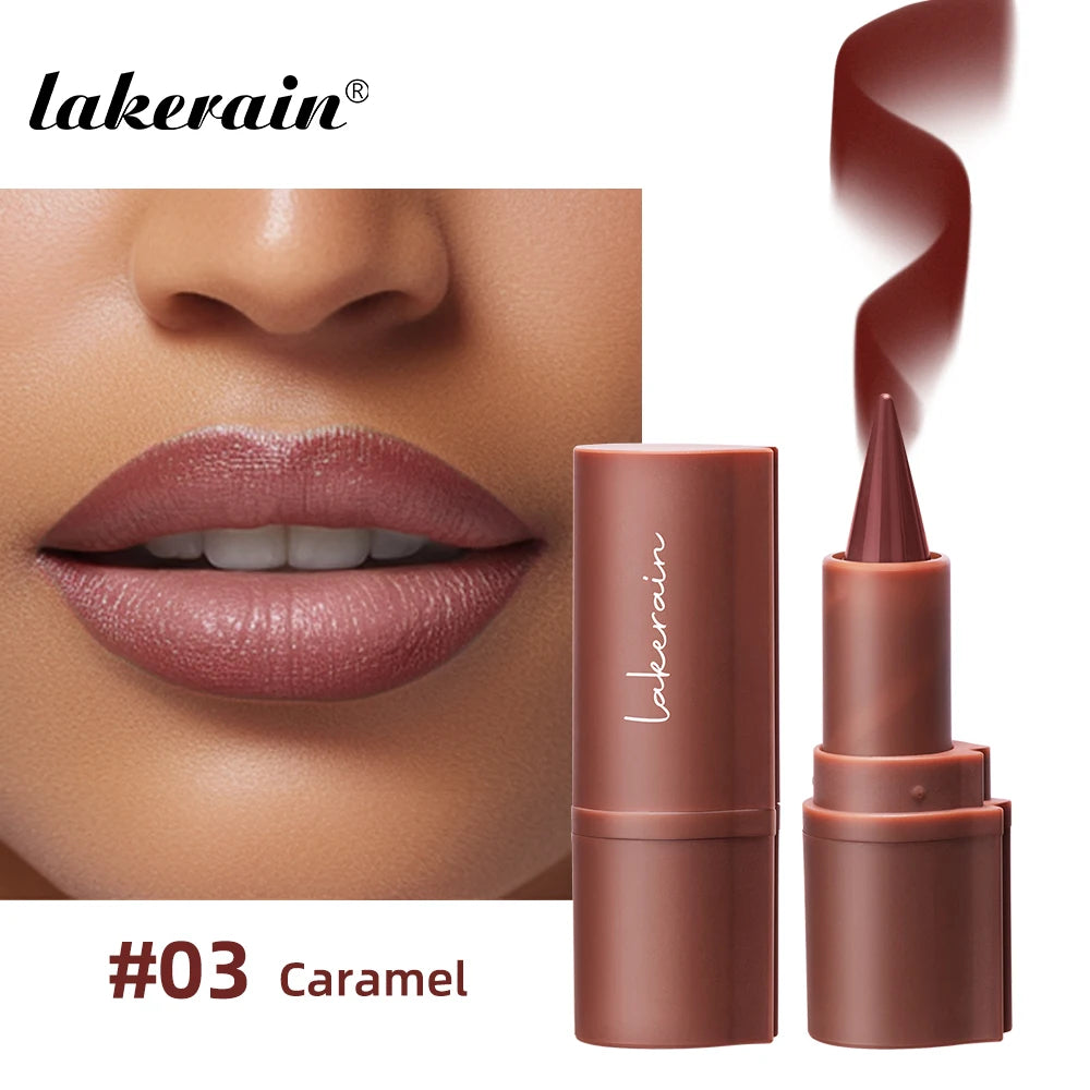 Matita Labbra Lakerain – Effetto Velluto Matte, Waterproof, Lunga Durata, Contorno e Colore Tutto in Uno, 3g