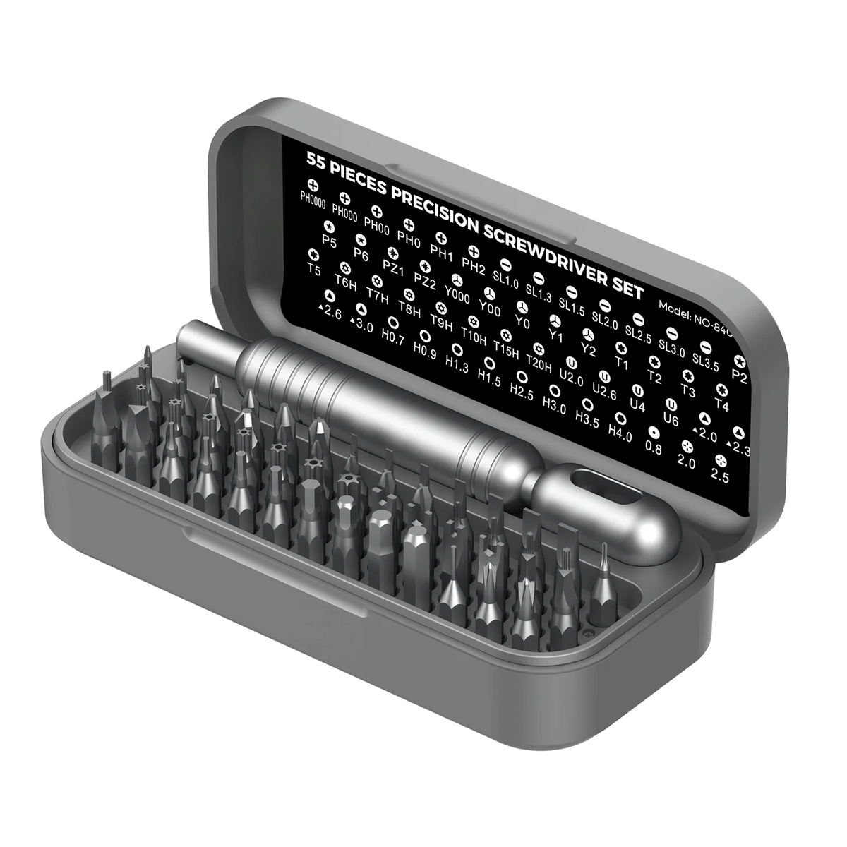 Kit Cacciaviti di Precisione 55 in 1 Magnetici – Riparazione Elettronica, Telefono, Laptop, Orologi, Fai da Te