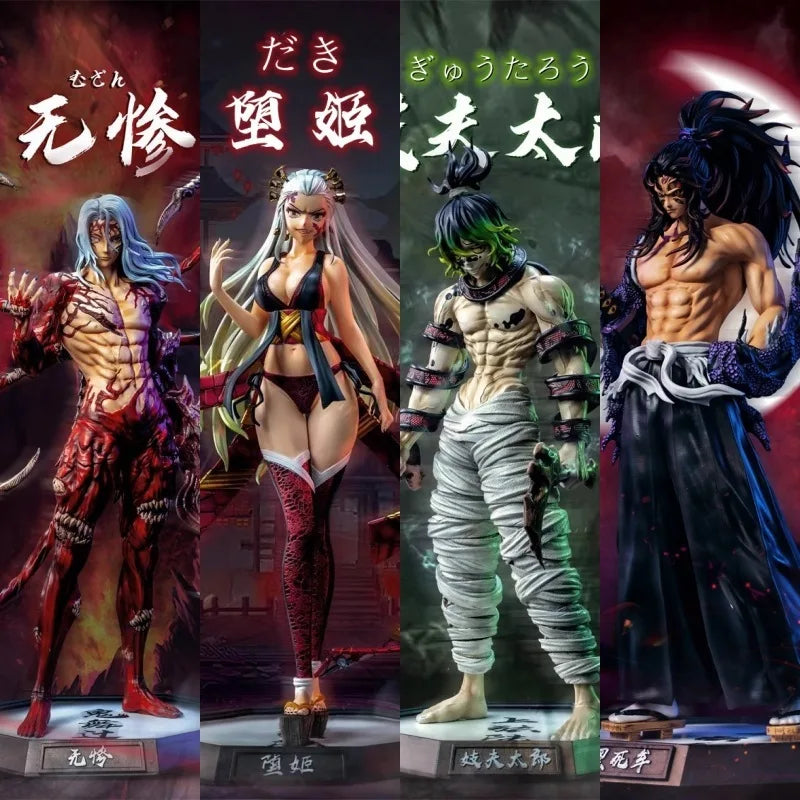 Action Figure Demon Slayer – Tanjiro, Nezuko, Zenitsu, Inosuke | Modello in PVC Kimetsu no Yaiba