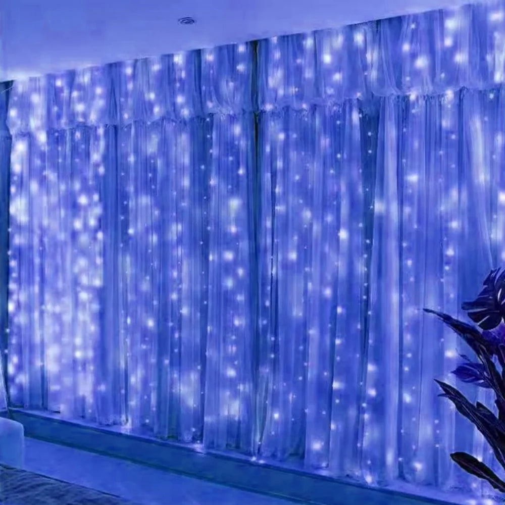 Tenda luminosa LED USB con telecomando