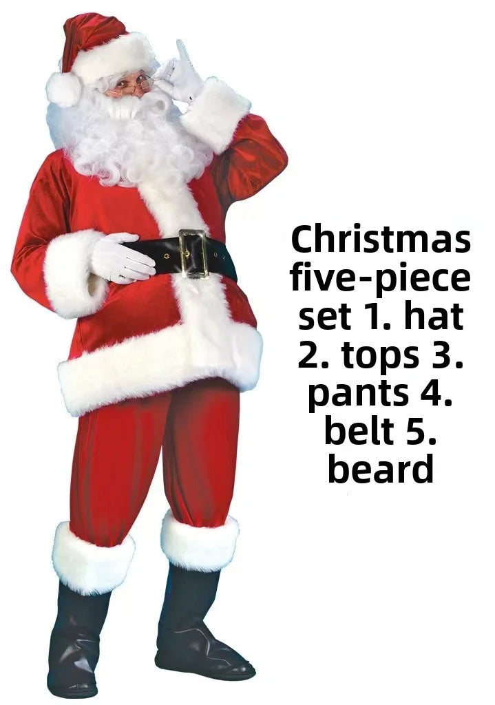 Costume completo da Babbo Natale per adulti