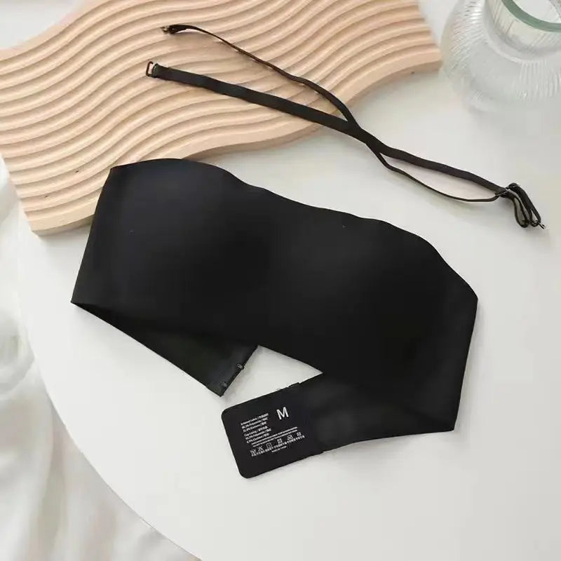 Reggiseno Tubo Senza Spalline Seamless – Push Up Invisibile, Antiscivolo, Senza Ferretto | Lingerie Donna