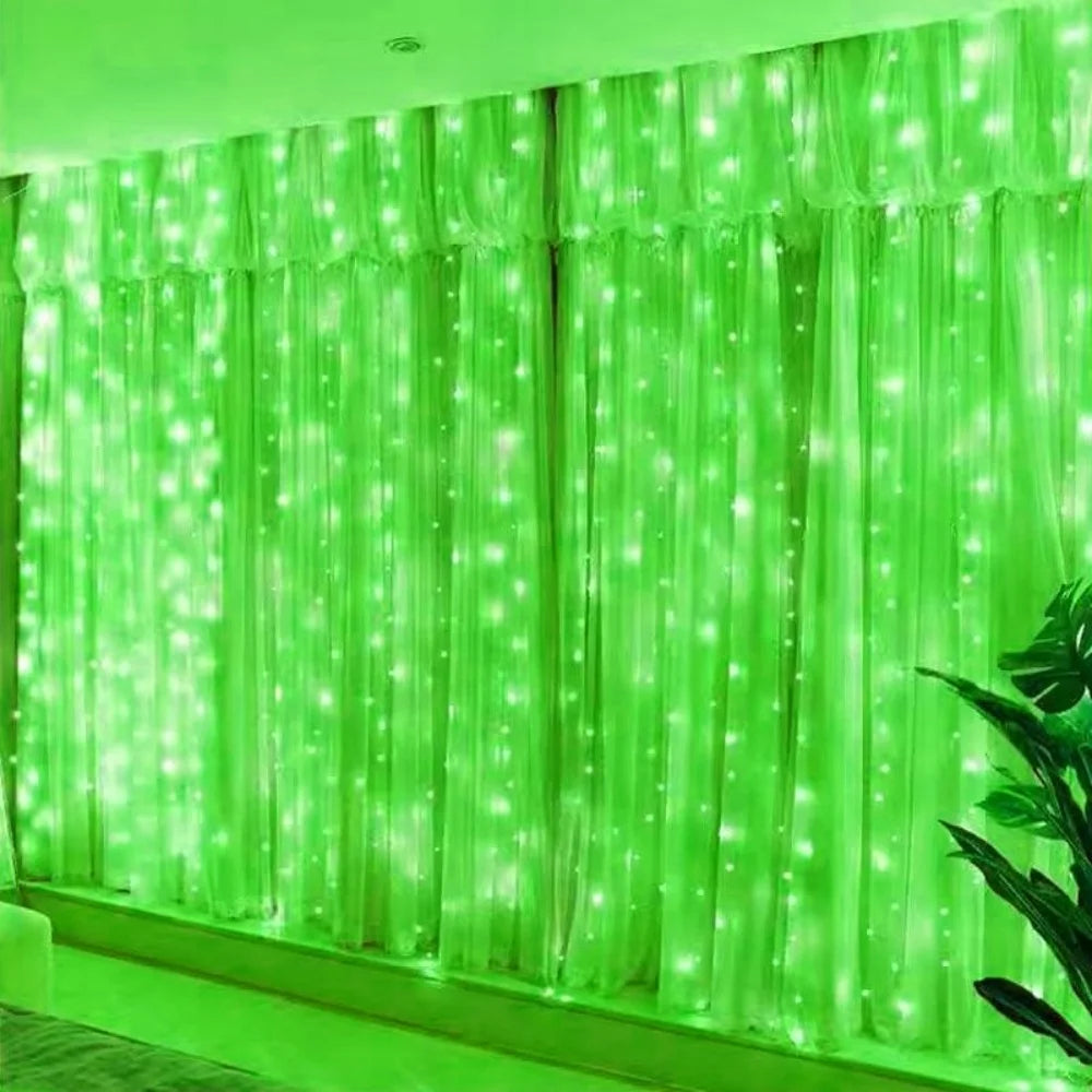 Tenda luminosa LED USB con telecomando
