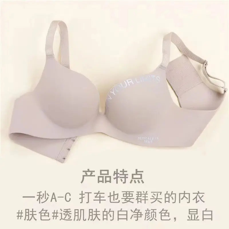 Reggiseno Senza Ferretto Donna – Bralette Push-Up Senza Cuciture, Coppa 3/4, Lingerie Comoda e Sensuale