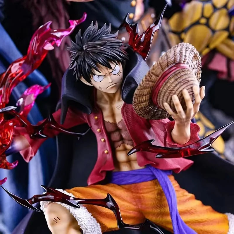 Action Figure One Piece – I 3 Capitani: Luffy e Trafalgar Law | Statua in PVC 20/23cm da Collezione
