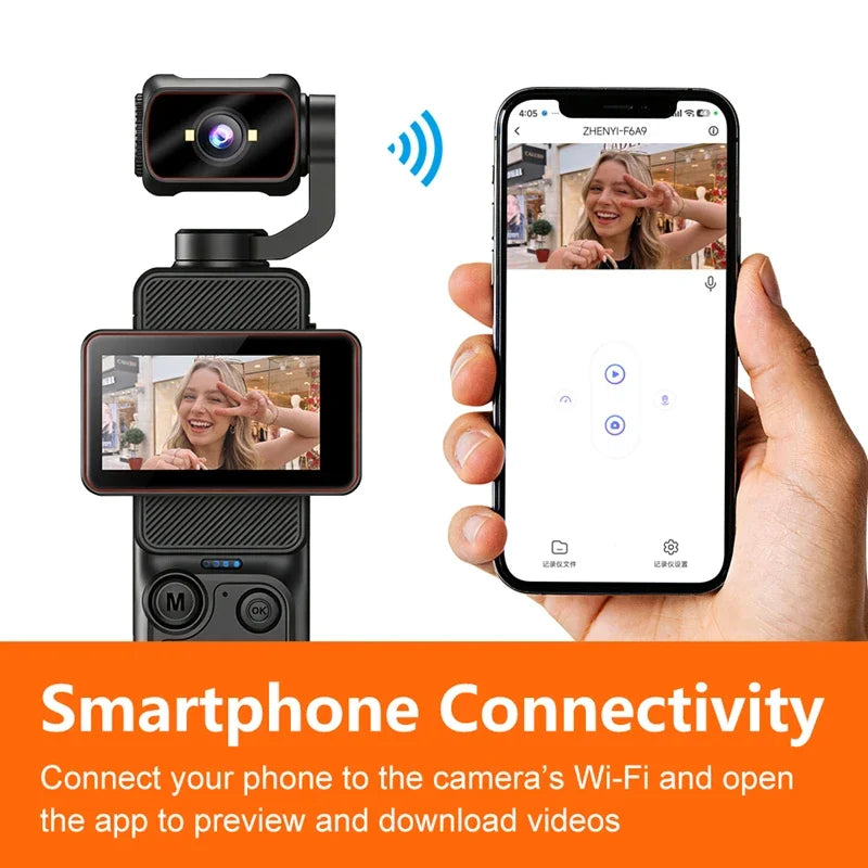 Fotocamera gimbal Lenovo 4K portatile
