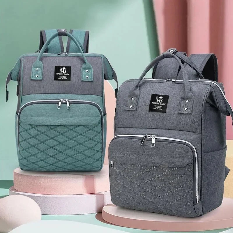 Zaino Fasciatoio Mommy Bag – Borsa Pannolini Grande Capacità con Tappetino Cambio