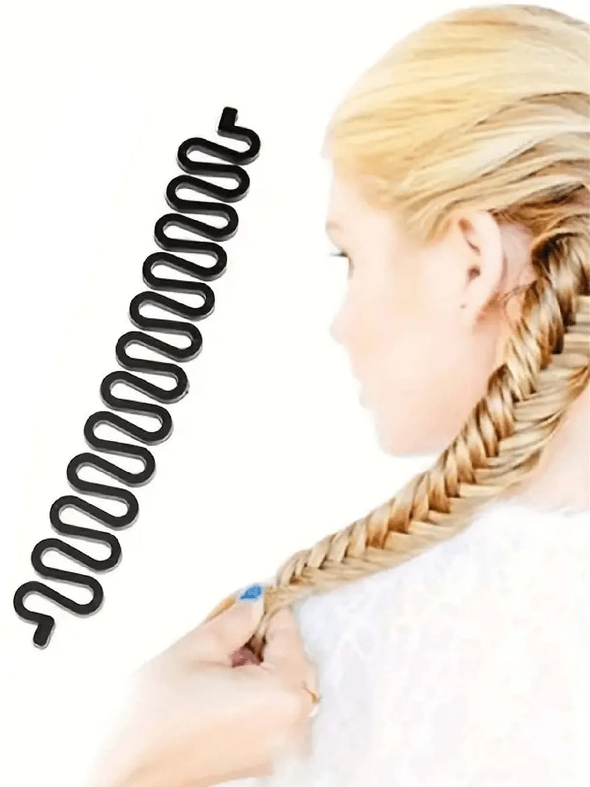 Set Accessori per Acconciature – Strumento per Trecce a Spina di Pesce, Intrecciatore DIY per Coda di Cavallo Elegante