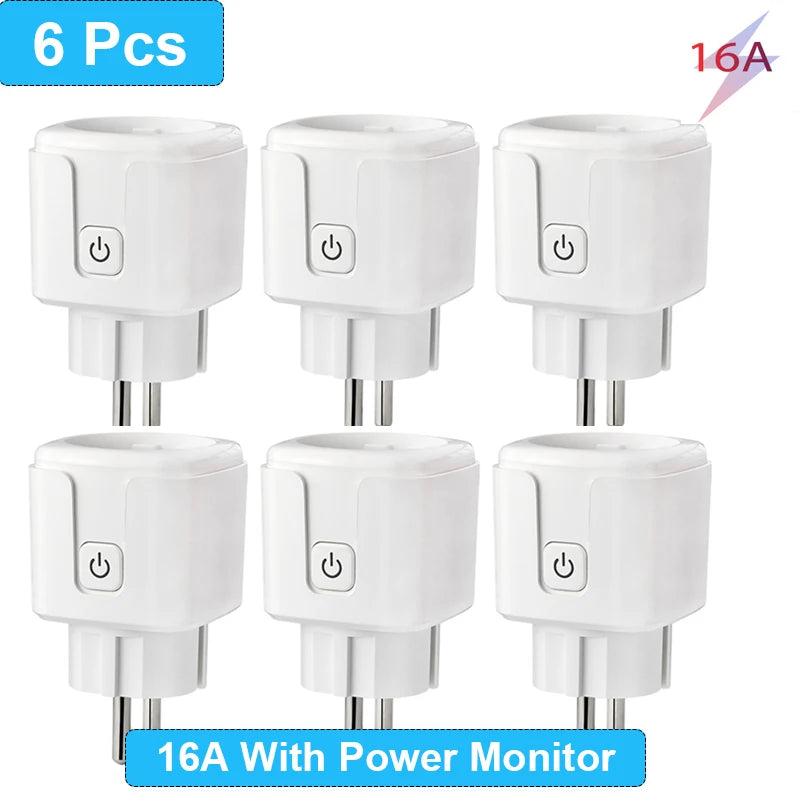 Presa Intelligente WiFi EU 16A/20A – Monitor Consumi, Timer, Compatibile Alexa, Google Home, Tuya