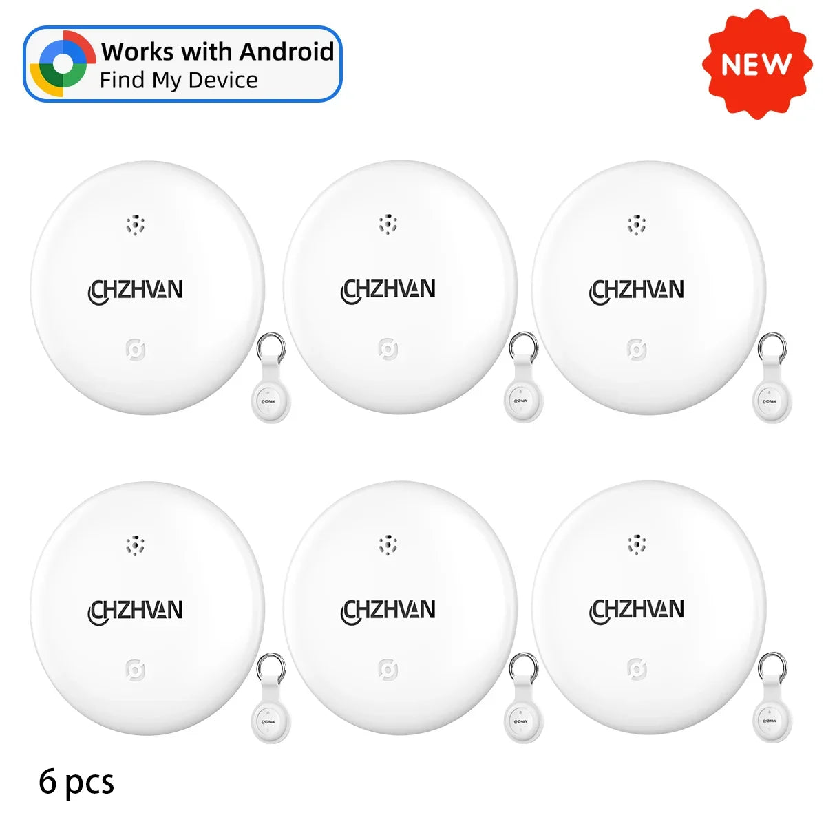 Mini Tracker Bluetooth per Android – Localizzatore Smart per Chiavi, Borsa e Bagagli, Compatibile con Google Find Hub