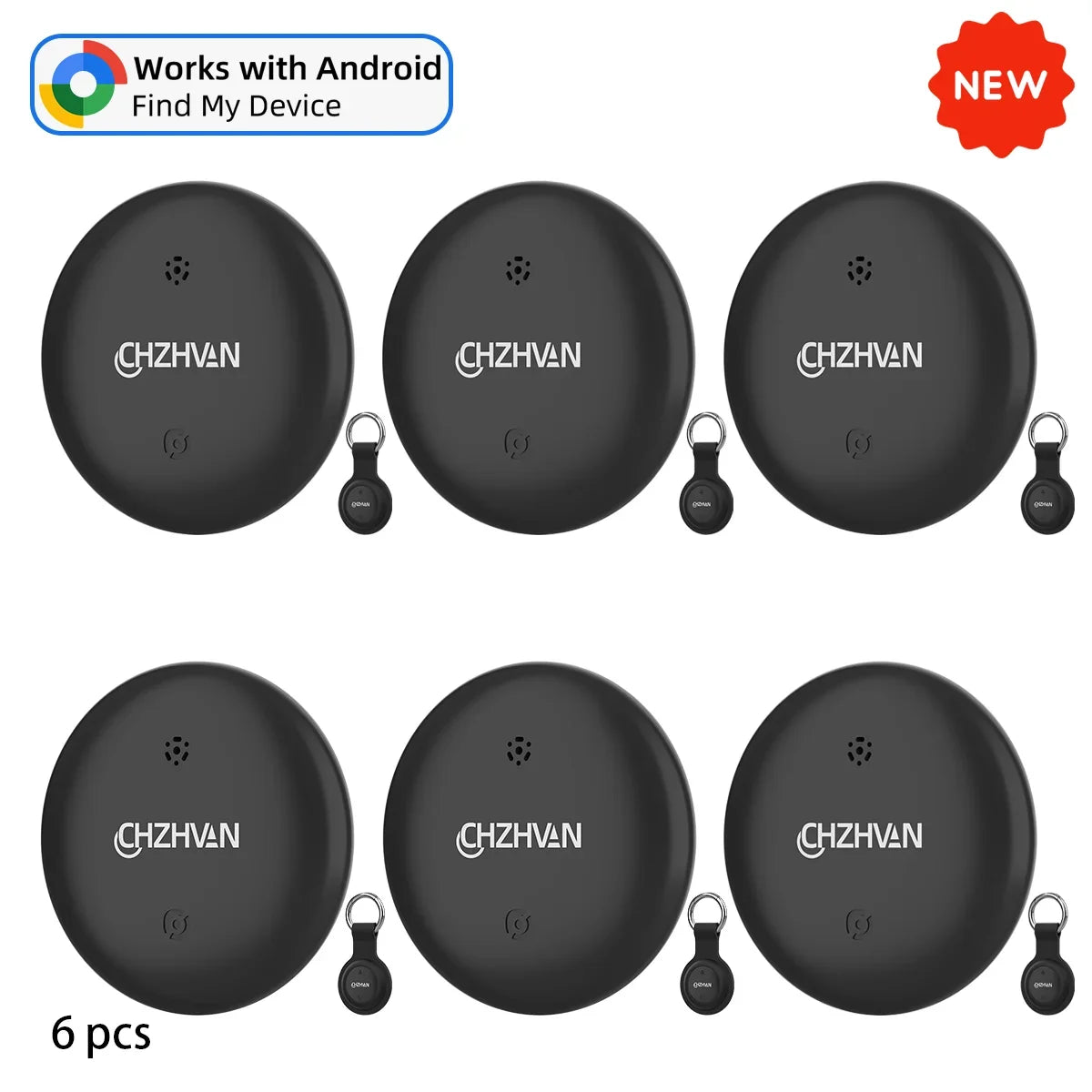 Mini Tracker Bluetooth per Android – Localizzatore Smart per Chiavi, Borsa e Bagagli, Compatibile con Google Find Hub
