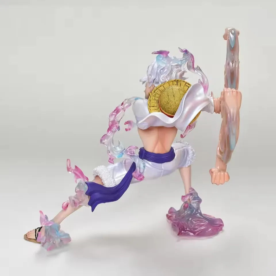 Action Figure Luffy Nika – One Piece | Statua in PVC con Braccio Rotante da Collezione