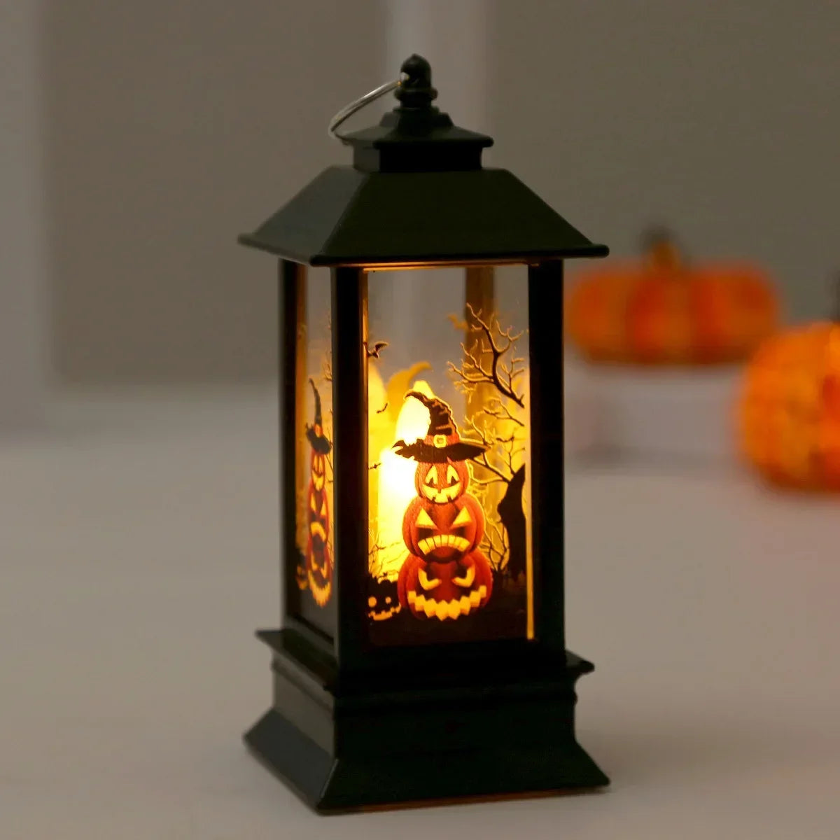 Lanterna LED Halloween retrò da appendere