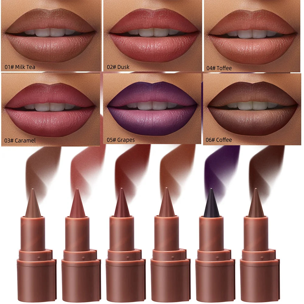 Matita Labbra Lakerain – Effetto Velluto Matte, Waterproof, Lunga Durata, Contorno e Colore Tutto in Uno, 3g