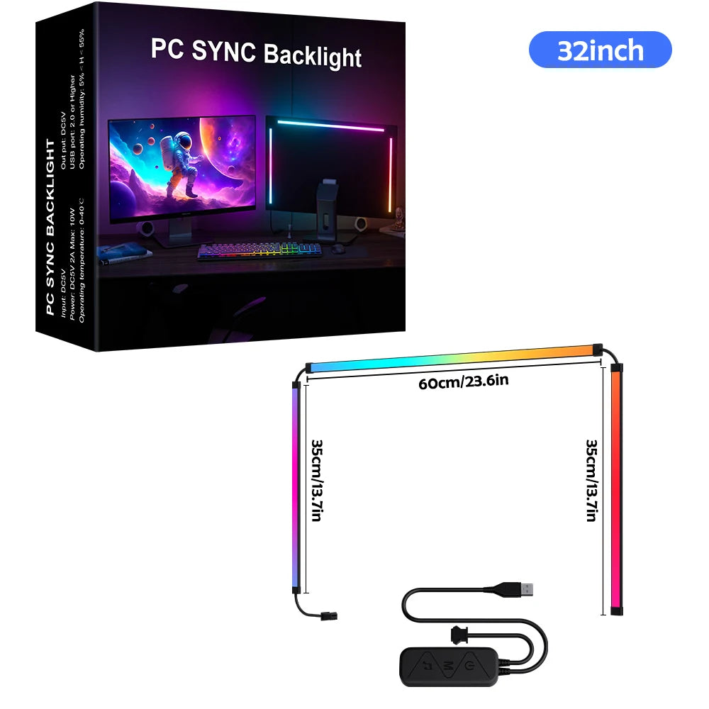 Striscia LED RGB per monitor con sincronizzazione schermo
