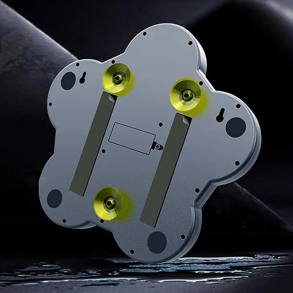 Sacco da Boxe da Parete con Musica – 3 Velocità, Luci LED, Senza Foratura | 34x33x4,5cm | Palestra Casa, Fitness, Dimagrimento