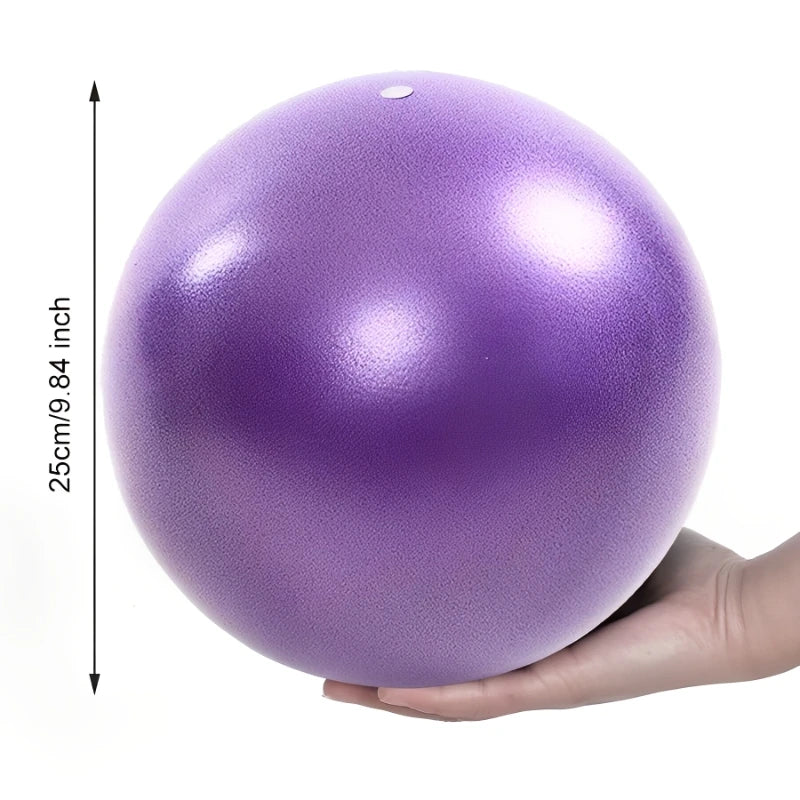 Pallina Yoga e Pilates in PVC Antideflagrante – Mini Ball per Equilibrio, Core e Riabilitazione, Leggera e Portatile